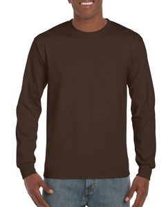 Gildan GI2400 - T-Shirt 2400 Ultra Cotton Manga Comprida Dark Chocolate