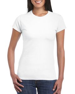 Gildan GI6400L - T-Shirt Mulher 64000L Softstyle Branco