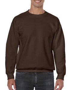 Gildan GD056 - Sweatshirt 18000 Heavy Blend Gola Redonda Chocolate escuro