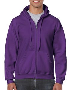 Gildan GD058 - Sweatshirt 18600 Heavy Blend Com Capuz e Zíper Purple