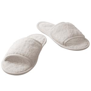 Towel City TC064 - Classic terry slippers (open toe) Branco