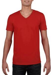 Gildan 64V00 - T-shirt Homem Gola V Soft Style