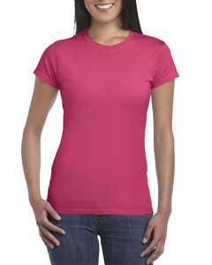 Gildan 64000L - T-Shirt Mulher 64000L Softstyle Heliconia