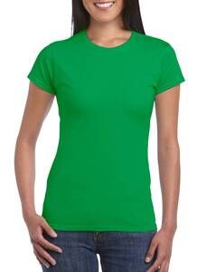 Gildan 64000L - T-Shirt Mulher 64000L Softstyle Irish Green