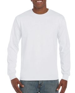 Gildan 2400 - T-Shirt 2400 Ultra Cotton Manga Comprida Branco