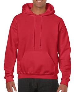 Gildan 18500 - Sweatshirt 18500 Heavy Blend Com Capuz Vermelho