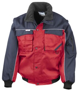 Result Work-Guard RE71A - Casaco robusto Work-Guard mangas de zip - pilot jacket