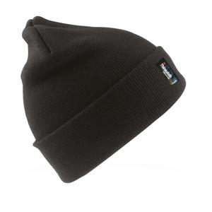 Result RC033 - Wooly ski hat with Thinsulate™ insulation Preto
