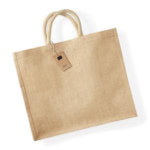 Westford Mill WM408 - Jute jumbo shopper Bolso Mujer Natural