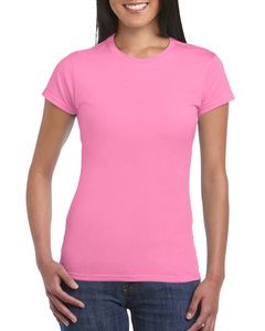 Gildan GI6400L - T-Shirt Mulher 64000L Softstyle Azaléa