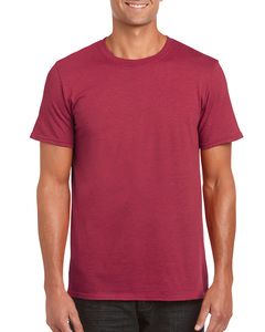Gildan GI6400 - T-Shirt Homem 64000 Softstyle Antique Cherry Red