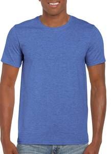 Gildan GI6400 - T-Shirt Homem 64000 Softstyle Heather Royal