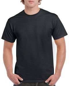Gildan GN180 - Camiseta de algodão pesado para adultos Preto