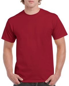 Gildan GN180 - Camiseta de algodão pesado para adultos Cardeal Vermelho