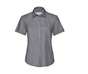 Russell Collection JZ33F - Camisa De Senhora De Manga Comprida - Easy Care Oxford