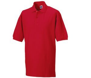 Russell JZ569 - Classic Cotton Polo Para Homem Classic Red