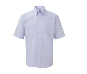 Russell Collection JZ933 - Camisa De Homem Manga Curta - Easy Care Oxford