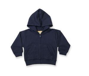 Larkwood LW005 - Sweatshirt De Capuz Zip Through Marinha