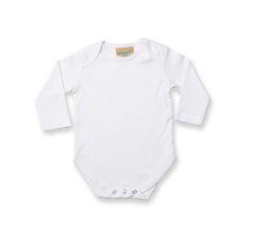 Larkwood LW052 - Bodysuit Para Bebé De Mangas Compridas Branco