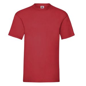 Fruit of the Loom SC220 - Camiseta masculina de gola redonda Vermelho