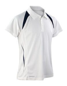 Spiro SP177 - Men Team Spirit Polo Branco / Marinho