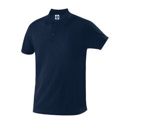 Starworld SW160 - Camisa polo masculina 100% de algodão orgânico Marinha