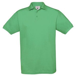 B&C BC410 - Camisa polo masculina de algodão açafrão