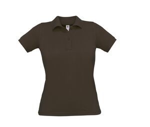 B&C BC412 - Polo De Mulher Safran Pure Castanho escuro