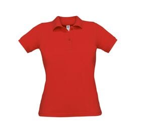 B&C BC412 - Polo De Mulher Safran Pure Vermelho