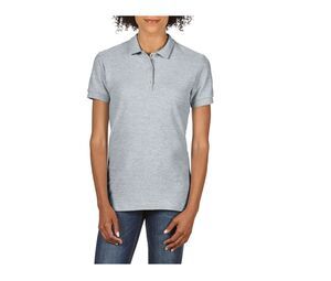 Gildan GN859 - Premium Cotton Double Piqué Polo de Senhora Sport Cinza