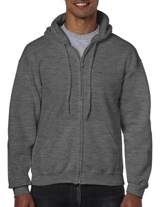 Gildan GN960 - Sweatshirt Com Capuz Heavy Blend Adult Full Zip Dark Heather