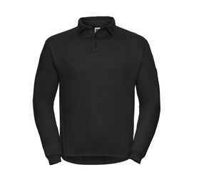 Russell JZ012 - Heavy Duty Collar Sweatshirt Preto