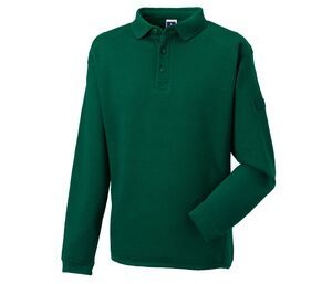 Russell JZ012 - Heavy Duty Collar Sweatshirt Verde garrafa