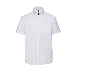 Russell Collection JZ957 - Camisa De Homem De Manga Curta Ultimate Non-Iron