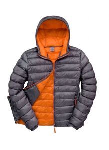 Result RS194 - Casaco almofadado para homem Snow Bird Grey/Orange