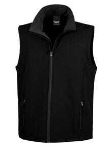 Result RS232 - Printable Soft-Shell Bodywarmer De Homem Black/Black