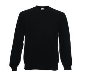 Fruit of the Loom SC260 - Raglan Sweat (62-216-0) Preto