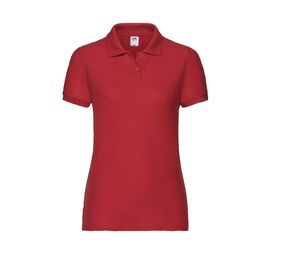 Fruit of the Loom SC281 - 65/35 Polo Corte De Senhora (63-212-0) Vermelho