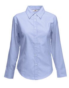 Fruit of the Loom SC401 - Camisa De Mangas Compridas Lady Fit Oxford