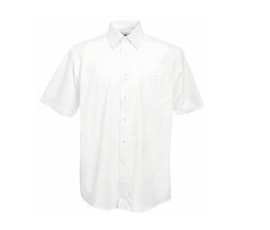 Fruit of the Loom SC415 - Camisa De Homem Em Popline Branco