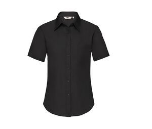 Fruit of the Loom SC416 - Camisa De Mulher Em Popeline Preto