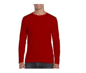 Gildan GN644 - T-Shirt De Manga Comprida Softstyle Adult Vermelho