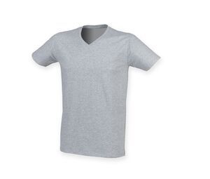 SF Men SF122 - The Feel Good V-Neck Men Cinzento matizado