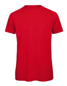 B&C BC042 - Camiseta masculina de algodão orgânico Vermelho