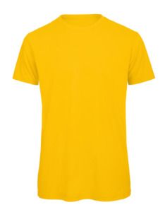 B&C BC042 - Camiseta masculina de algodão orgânico Amarelo