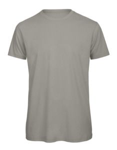 B&C BC042 - Camiseta masculina de algodão orgânico Cinzento claro