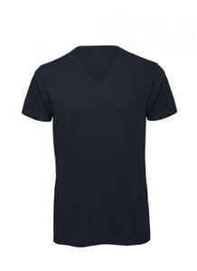 B&C BC044 - Camiseta de algodão orgânico masculino Azul marinho