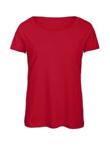 B&C BC056 - Camiseta Feminina Tri-Blend
