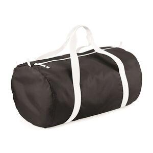 BagBase BG150 - Packaway Barrel Bag Preto / Branco