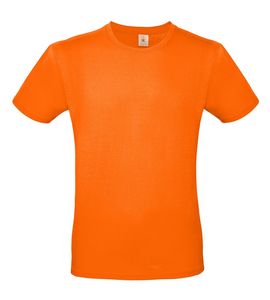 B&C BC01T - Camiseta masculina 100% algodão Laranja